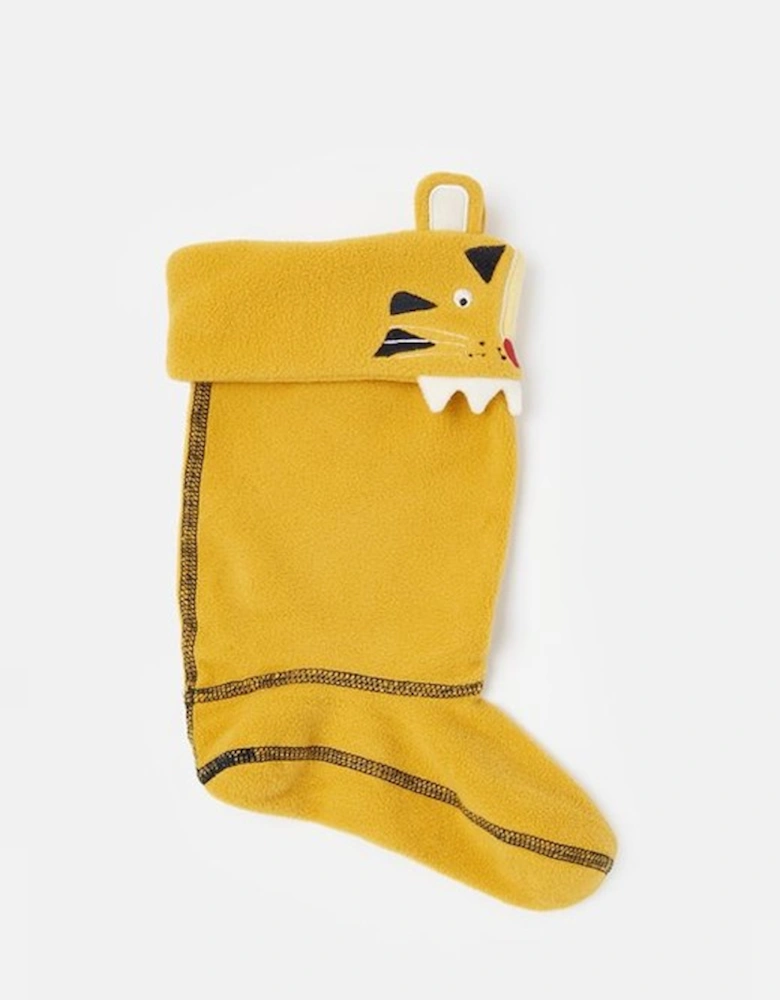 Smile Welly Sock Gold Tiger