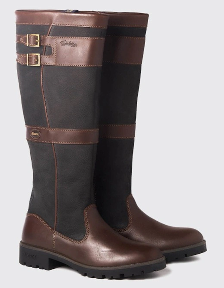 Women's Longford Country Boot Black/Brown