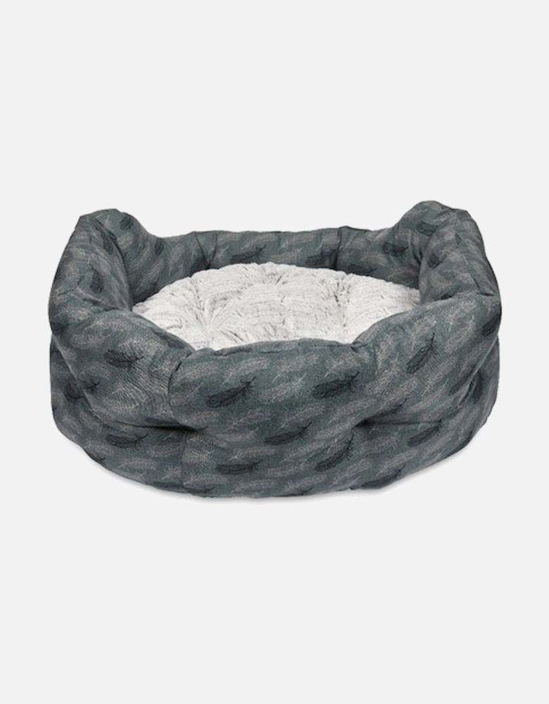 Feather Oval Dog Bed