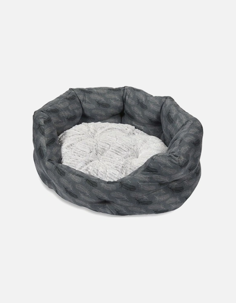 Feather Oval Dog Bed