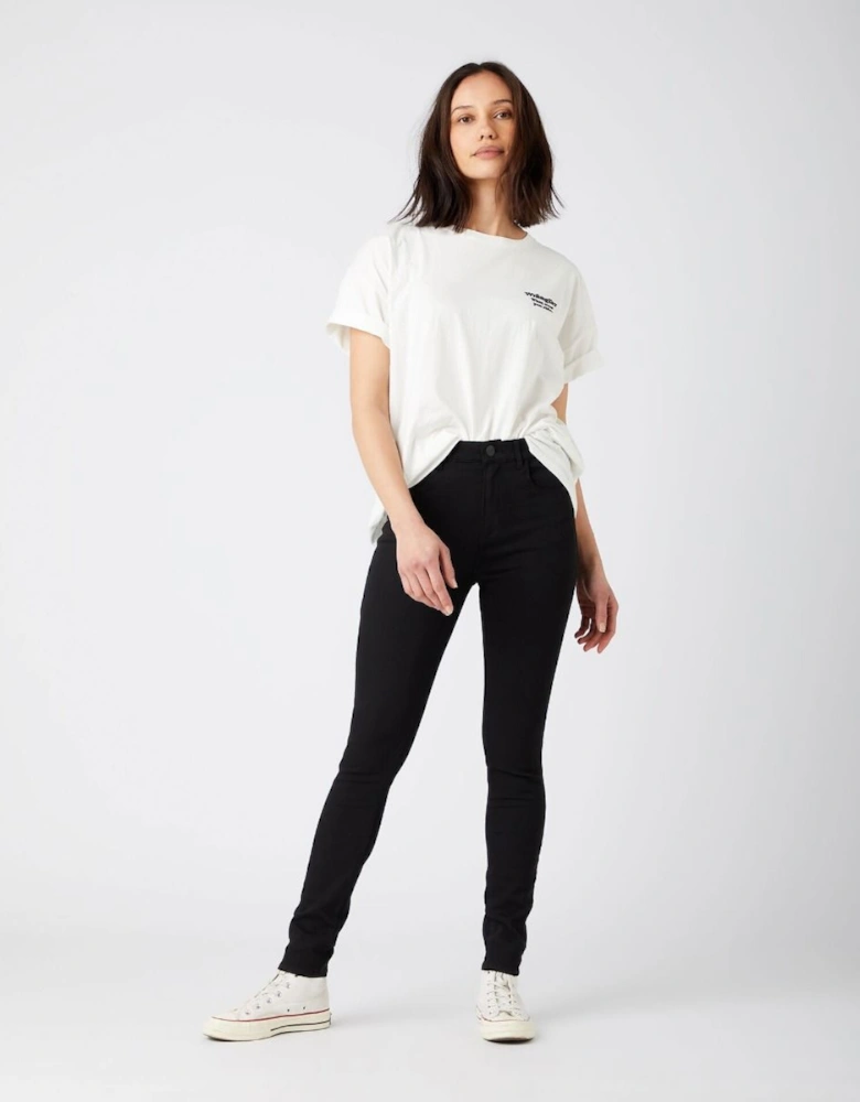 High Rise Skinny Future Black