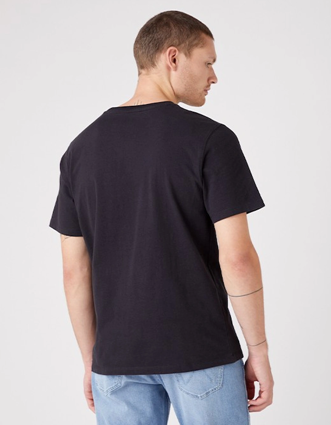 Men's Collegiate T-Shirt Faded Black