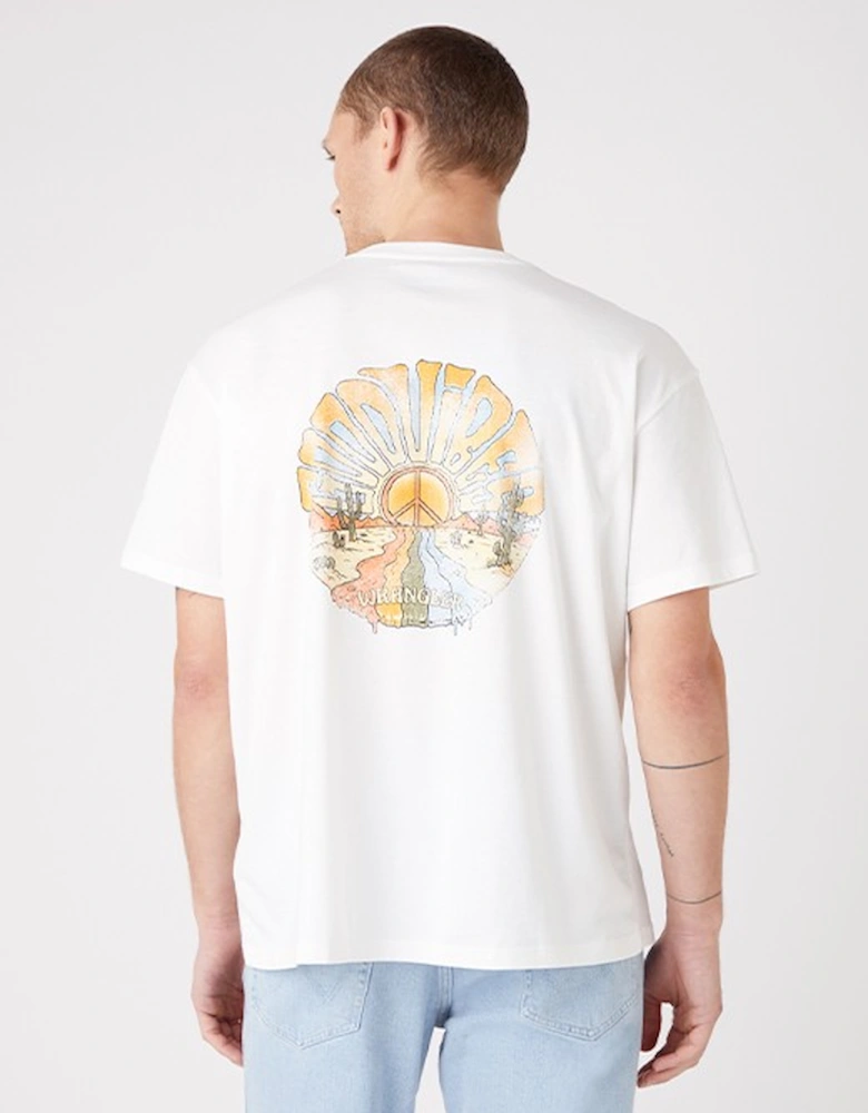 Men's Sundown T-Shirt Vintage White