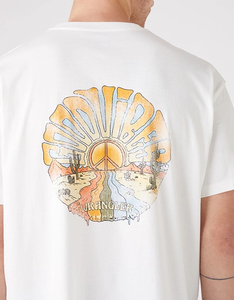 Men's Sundown T-Shirt Vintage White