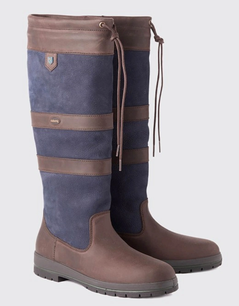 Women's Galway country Boot Navy/Brown