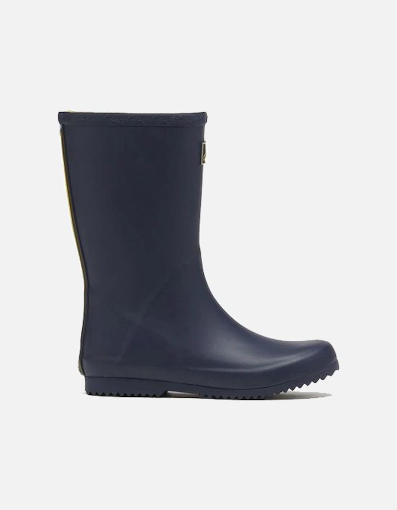 Junior Roll Up Welly French Navy