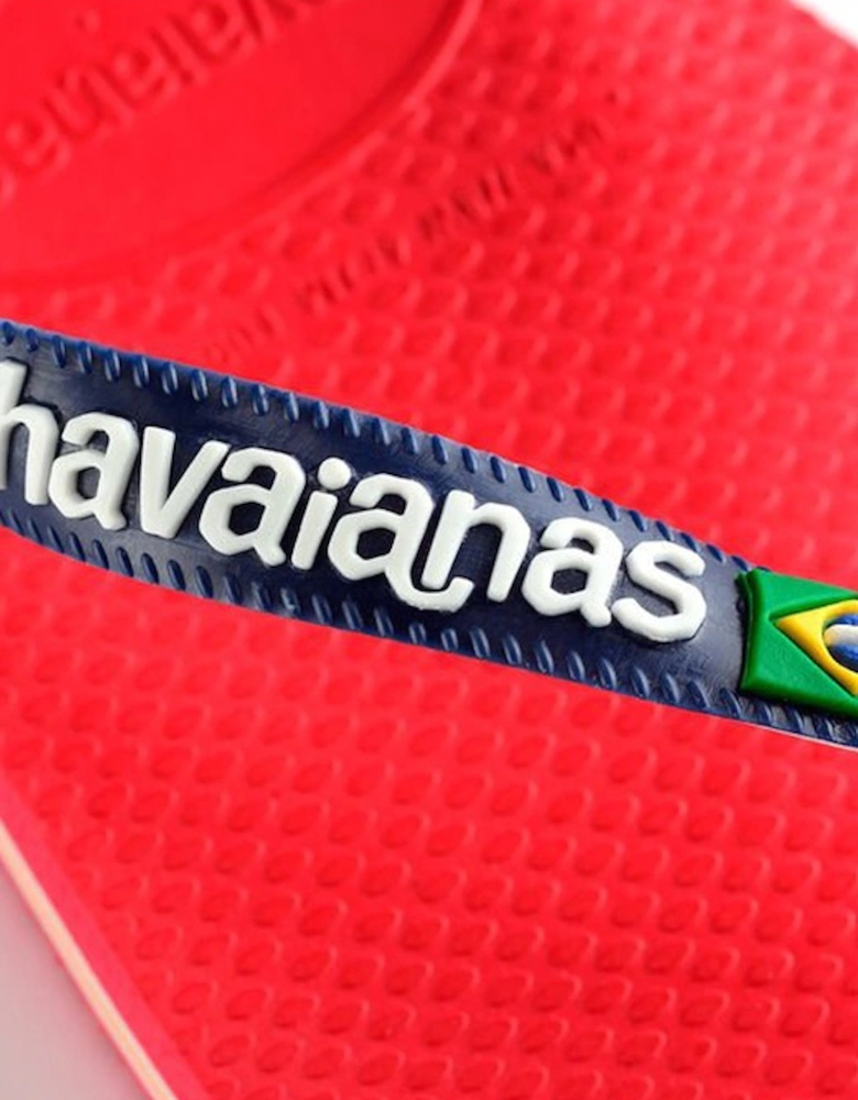 Men's Brasil Mix Flip Flop Ruby Red