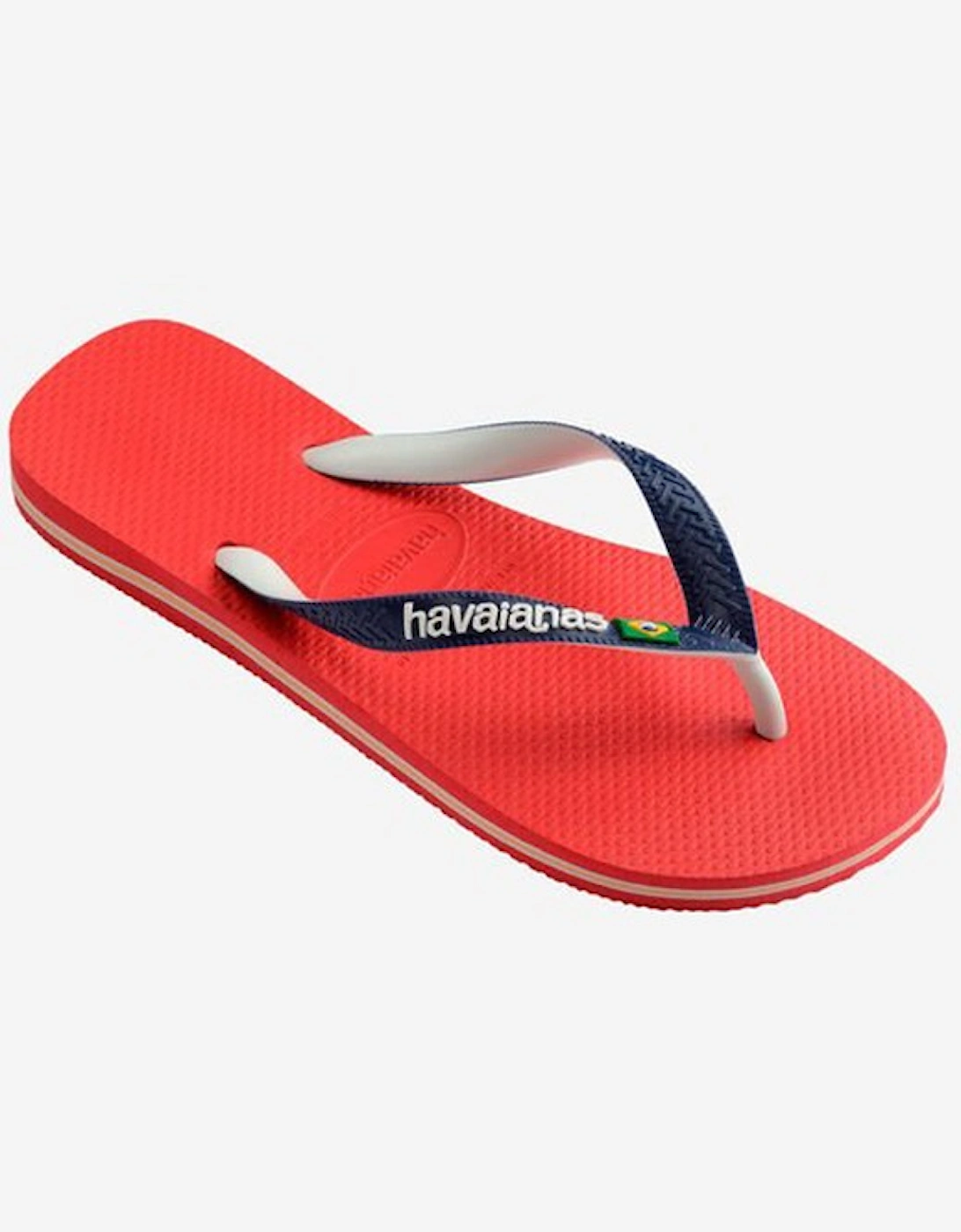 Men's Brasil Mix Flip Flop Ruby Red