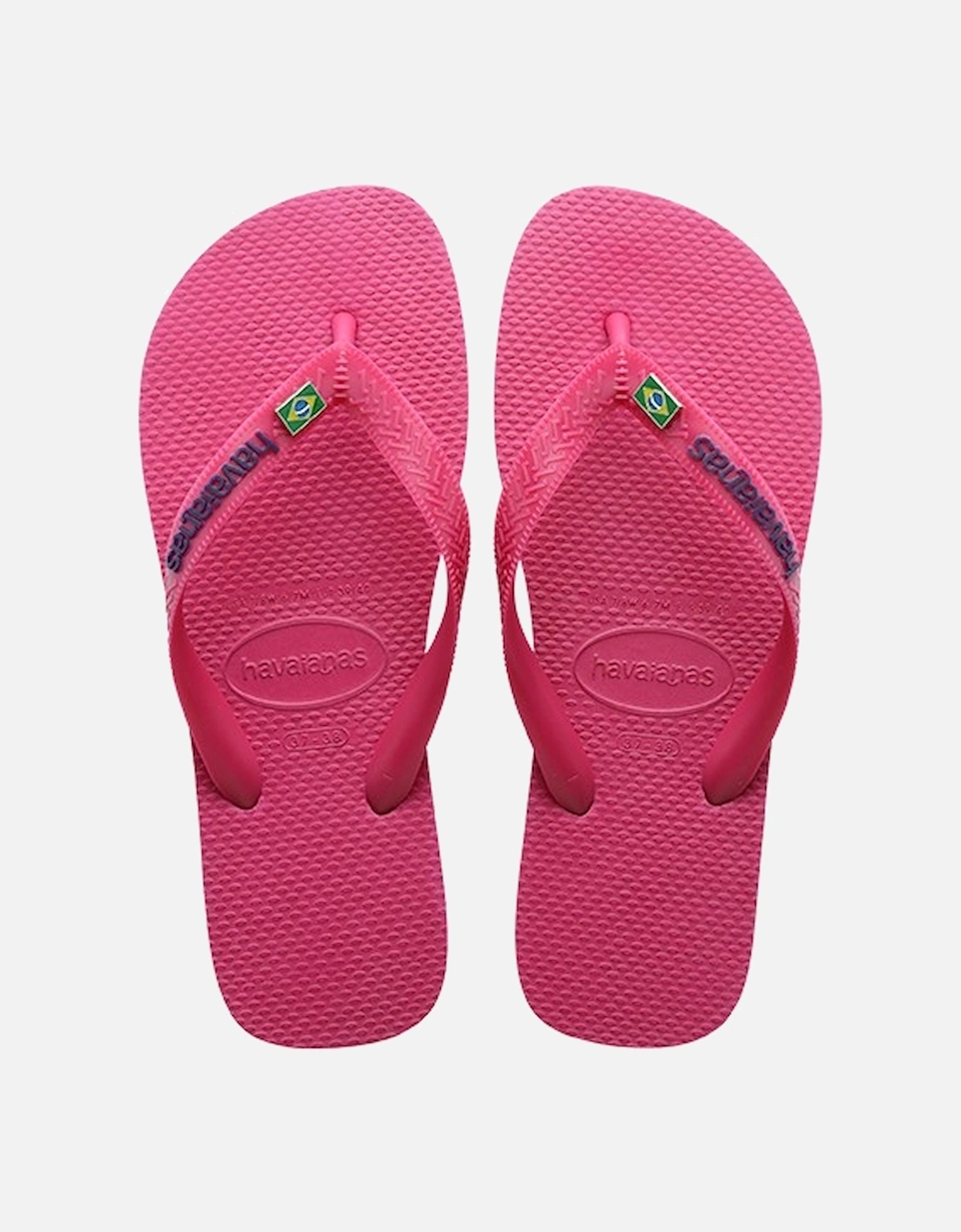 Women's Brasil Layers Flip Flops Pink Electric, 6 of 5