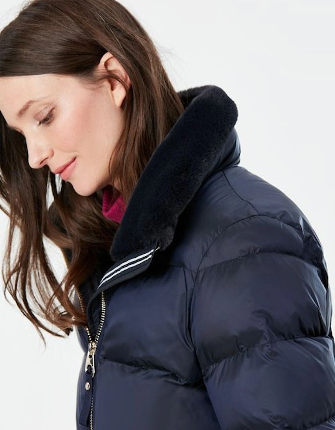 Alexis Short Padded Coat Equine Navy