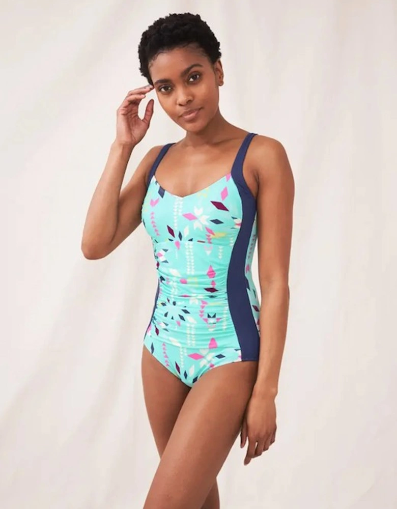 Women's Splash Swimsuit Blue Multi