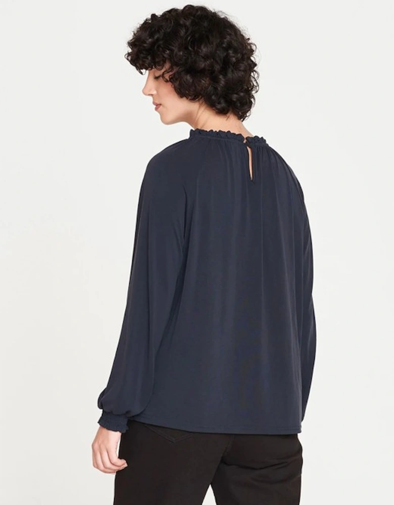 Thought Women's Oaklee Modal Jersey Blouse Navy