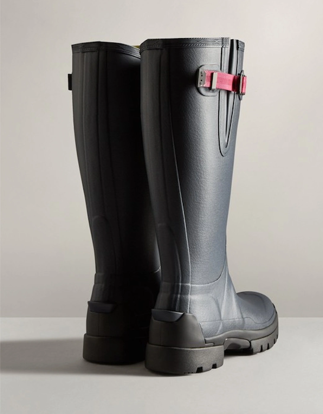 Women's Balmoral Side Adjustable Neo Tech Sole Boot Navy/Peppercorn