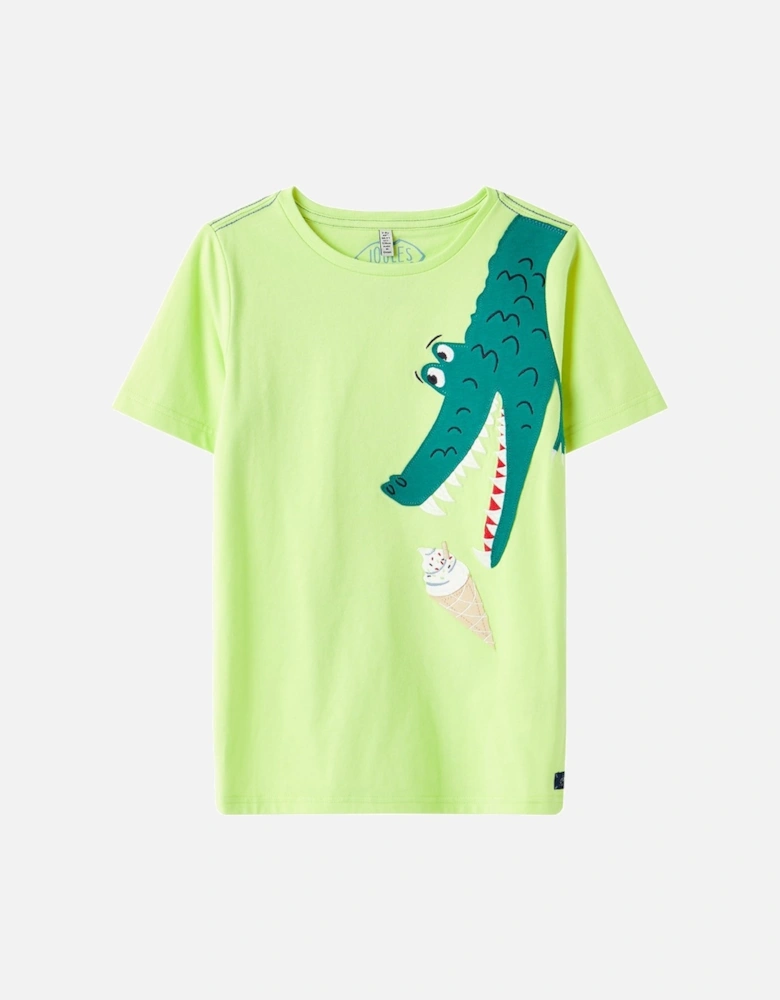 Archie App T-Shirt Lime Croc