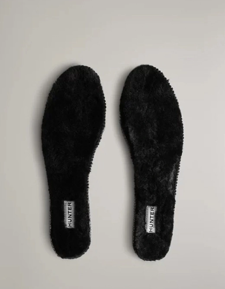 Luxury Shearling Insoles Black