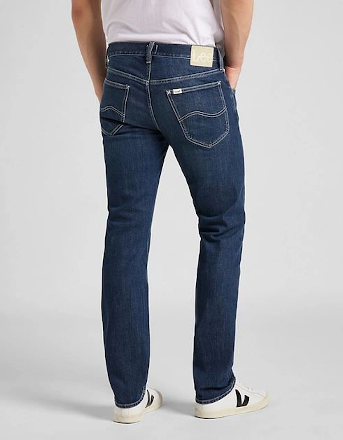 Luke Low Stretch Jeans Dark Worn Kansas