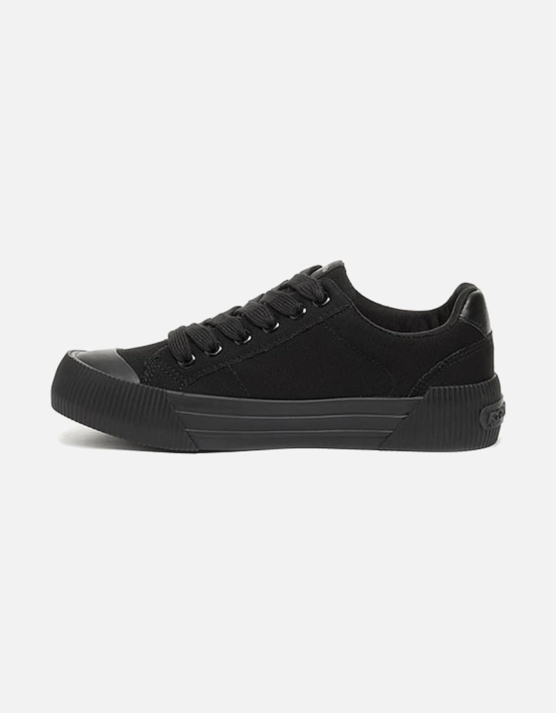 Cheery Canvas Trainer Black