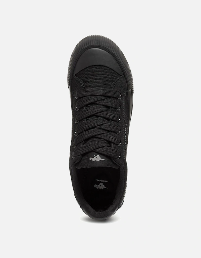 Cheery Canvas Trainer Black