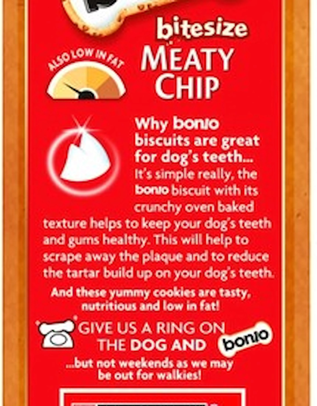 Purina Bonio Meaty Chip Dog Biscuits 400g