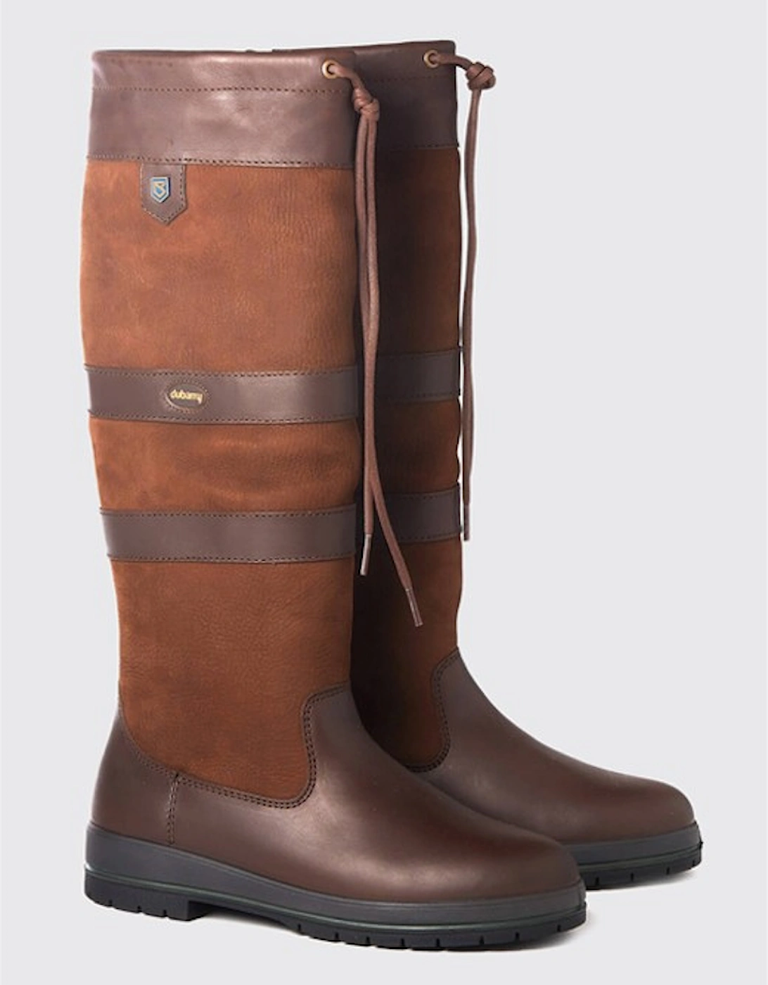 Women's Galway Slim Fit Country Boot Walnut, 7 of 6