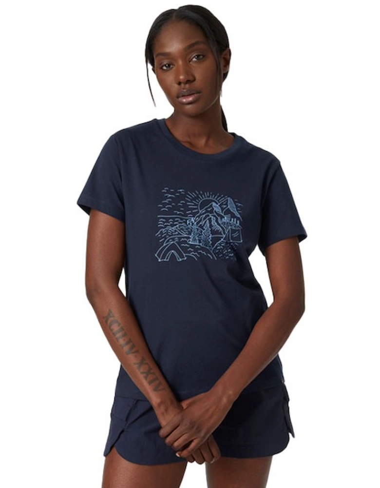 Women's Organic Cotton T-Shirt Navy