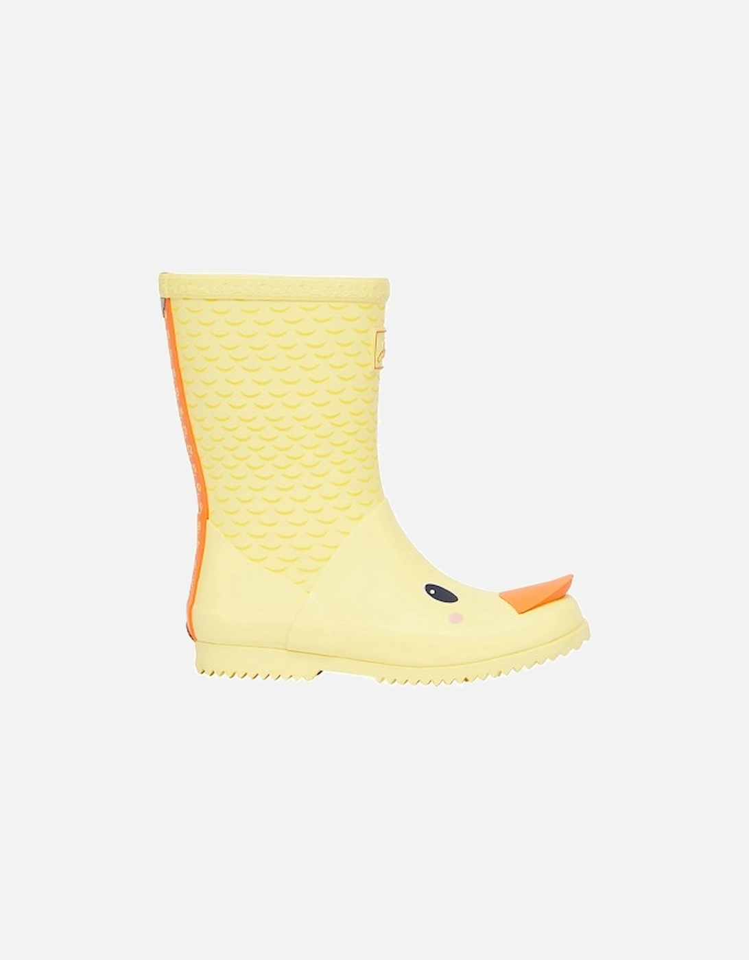 JNR Roll Up Wellies Yellow Duck