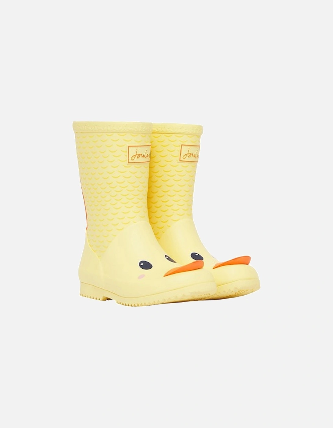 JNR Roll Up Wellies Yellow Duck, 7 of 6