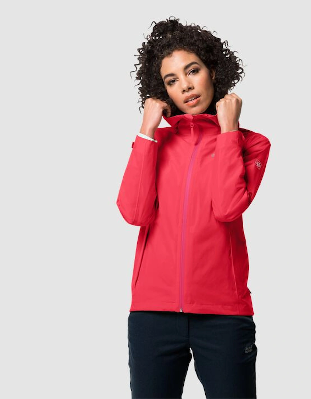 Women's JWP Hardshell Jacket Tulip Red, 5 of 4