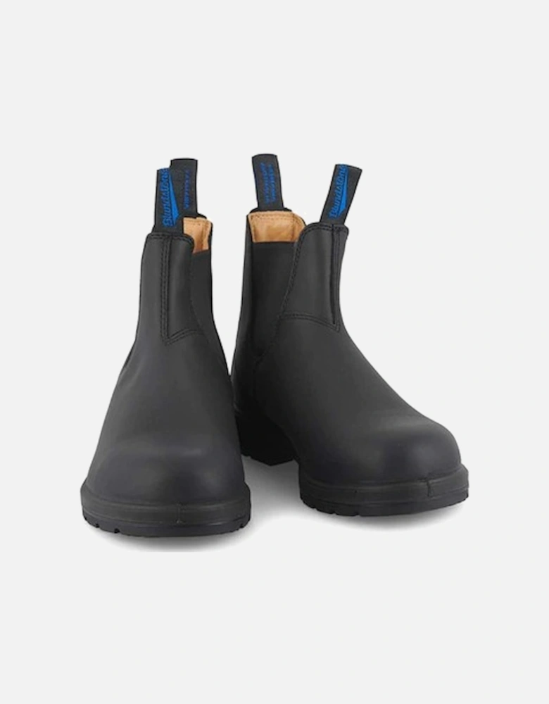 Unisex 566 Waterproof Leather Chelsea Boot Black