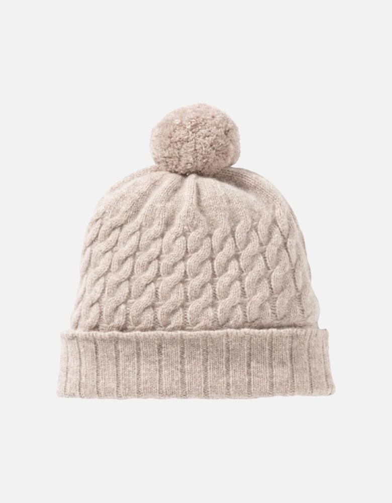 Lochpine Cable Hat Ecru