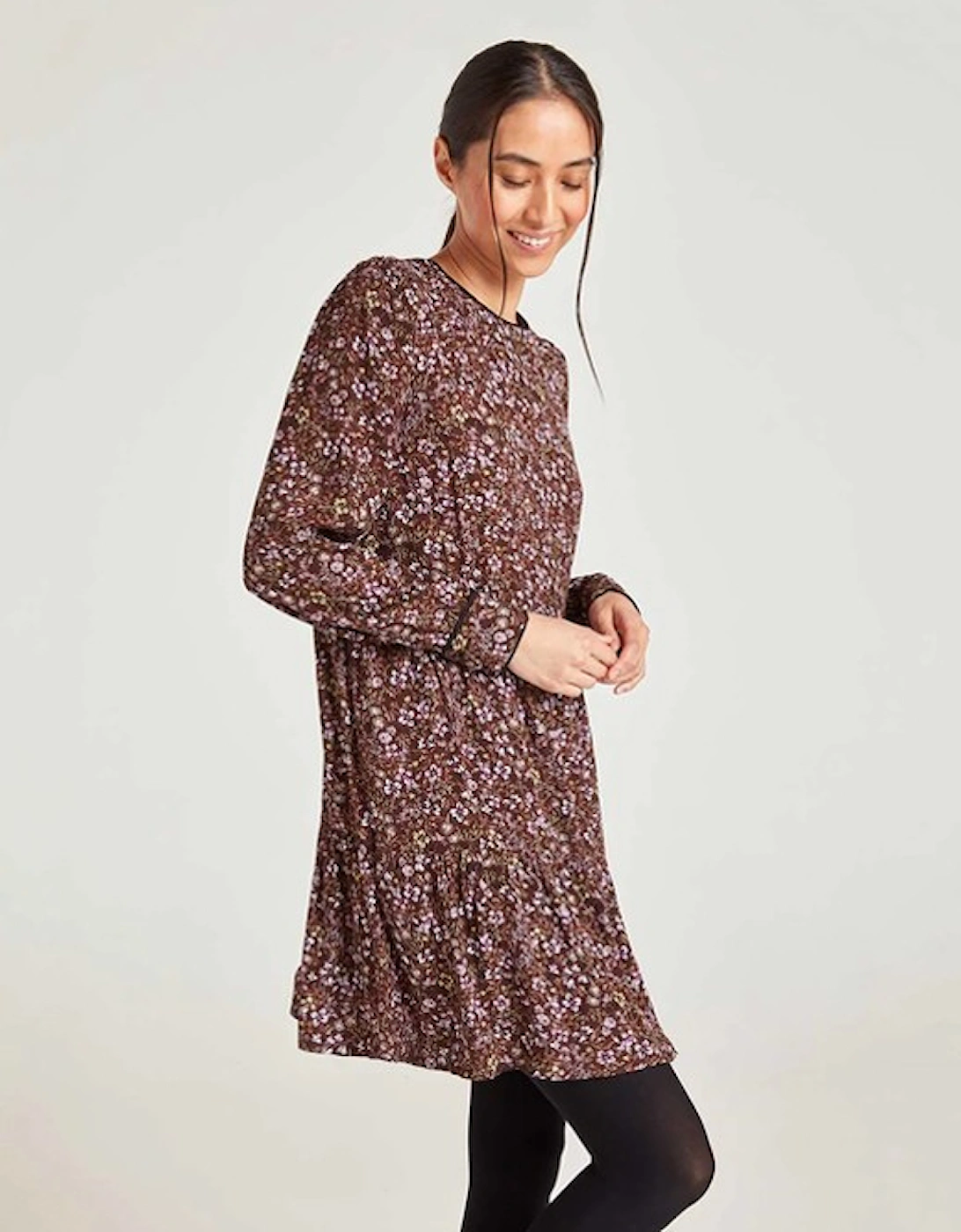Thought Women's Lilith Lenzing EcoVera Dress Chocolate Brown