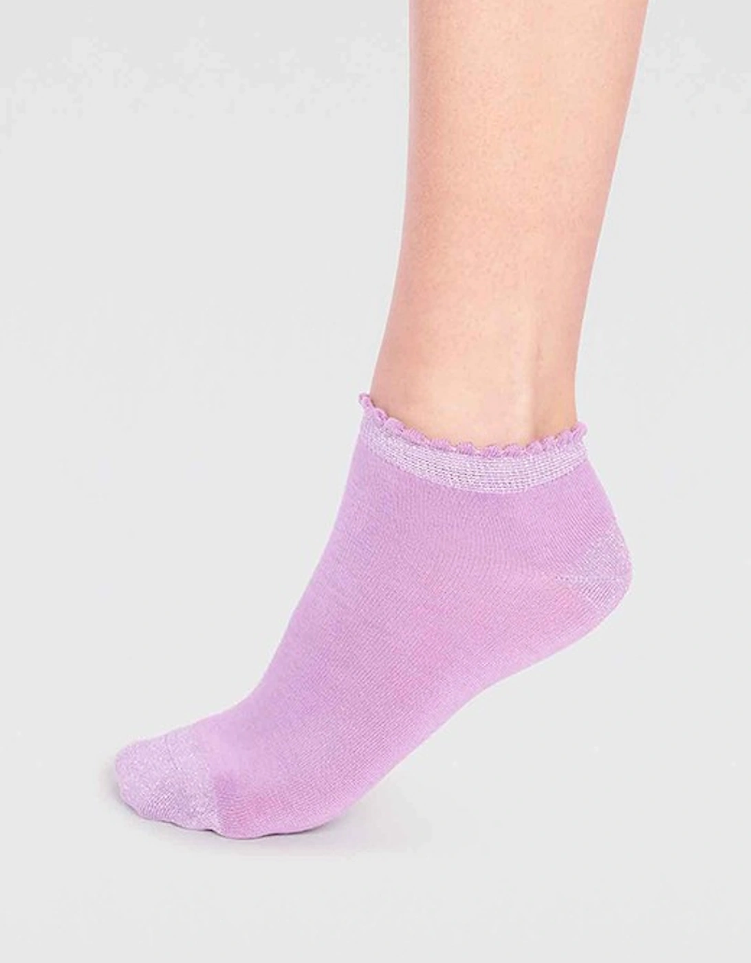 Ariella Bamboo Ankle Socks Lavender Purple-4-7