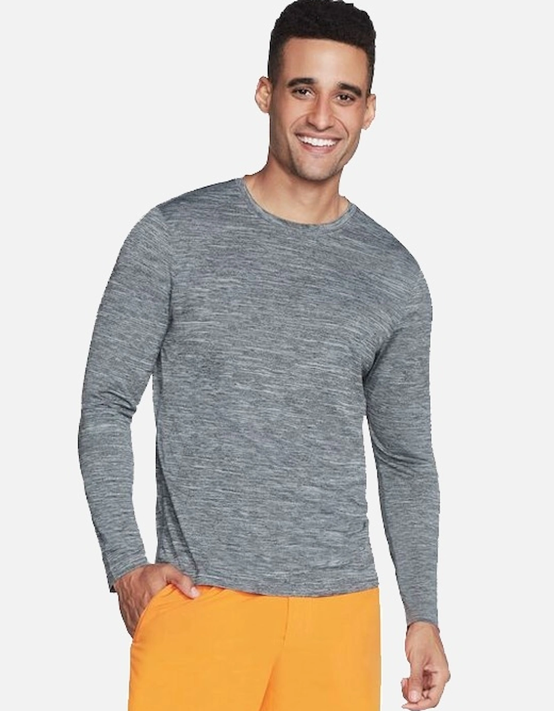 Men's On the Road Long Sleeve Tee Light Grey, 4 of 3