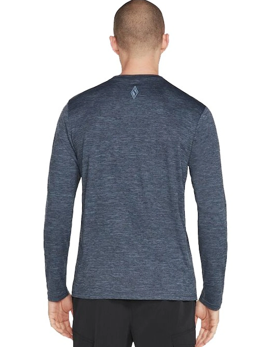 Men's On the Road Long Sleeve Tee Blue/Grey