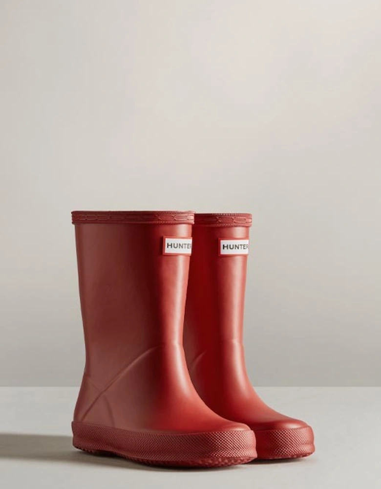 Kids First Classic Wellington Boots Military Red