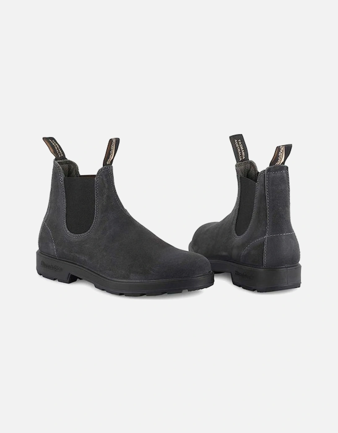 Unisex 1910 Wax Suede Chelsea Boot Steel Grey