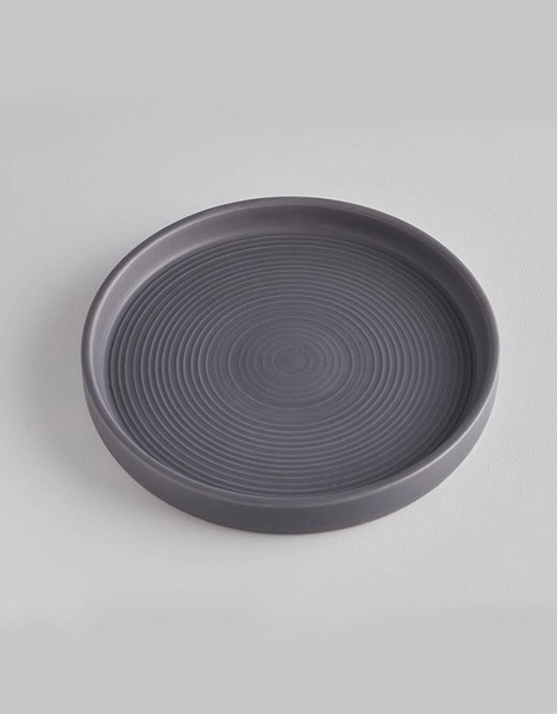 St Eval Large Dark Grey Candle Plate, 3 of 2