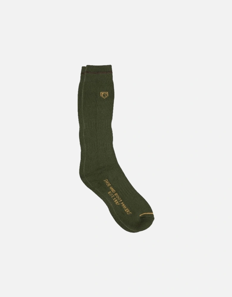 Unisex Short Boot Socks Olive
