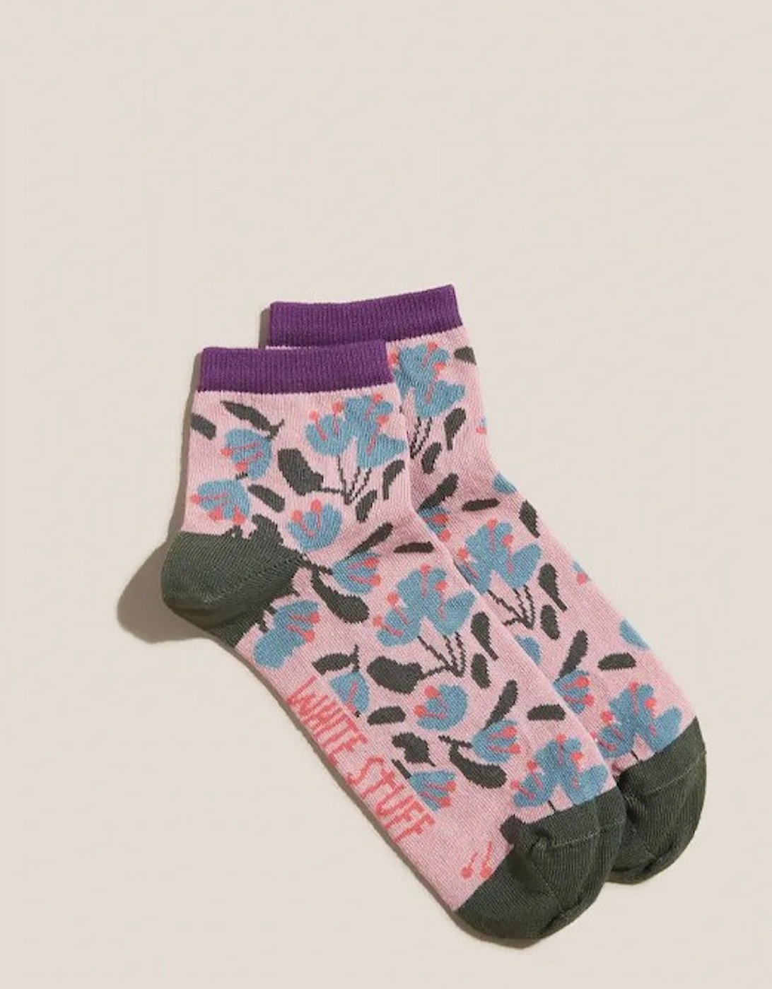 Women's Floral Midi Sock, 3 of 2