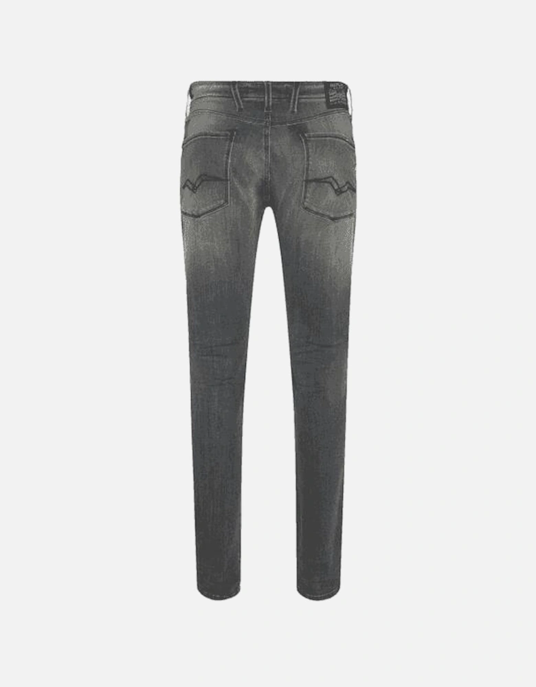 Anbass Stretch Grey Slim Fit Jeans