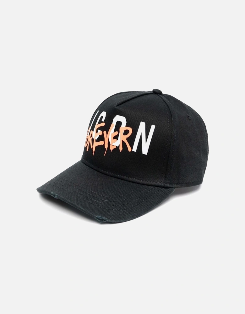 Icon Forever Baseball Cap in Black