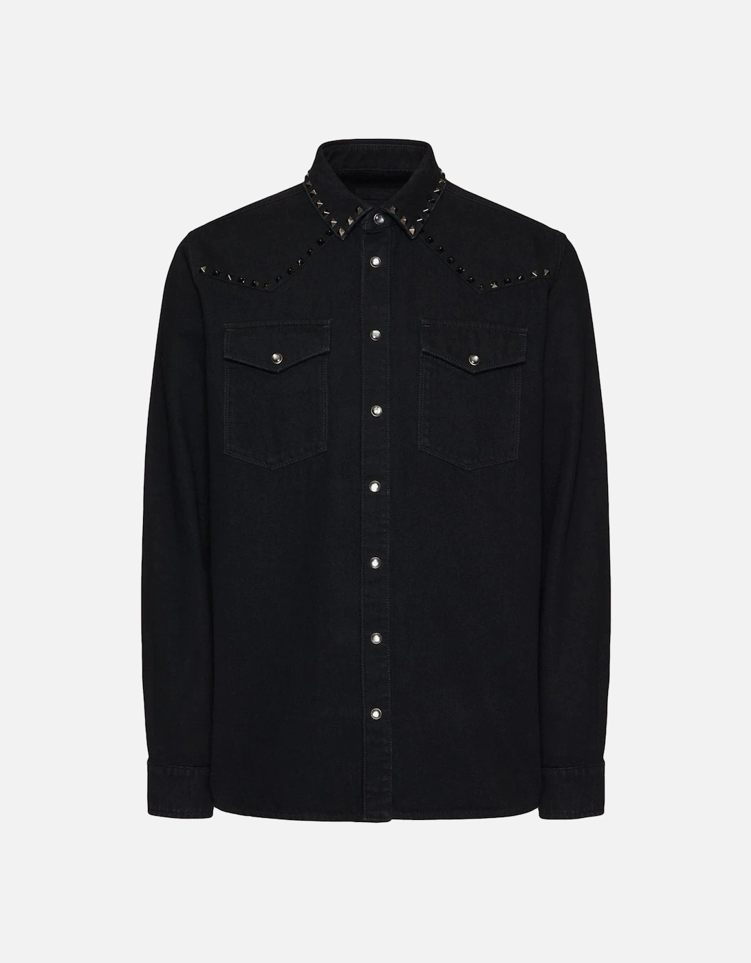 Black Untitled Denim Shirt, 5 of 4