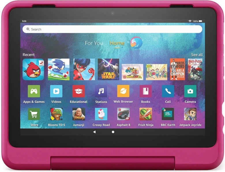 Fire HD 8 Kids Pro tablet , 8-inch HD display, ages 6-12, Rainbow Universe