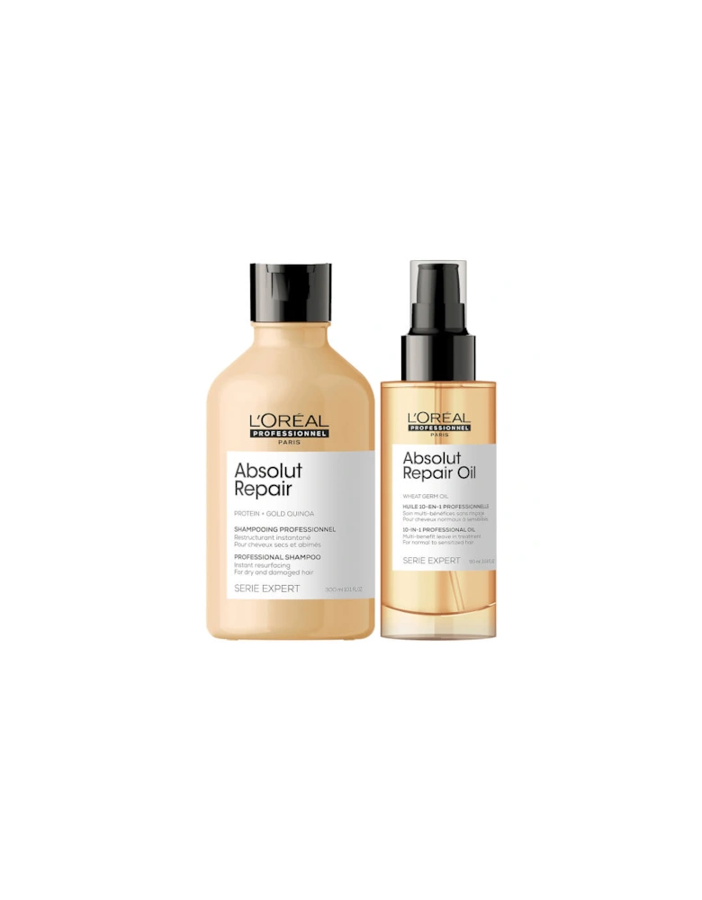 Professionnel Absolut Repair Oil and Shampoo Bundle