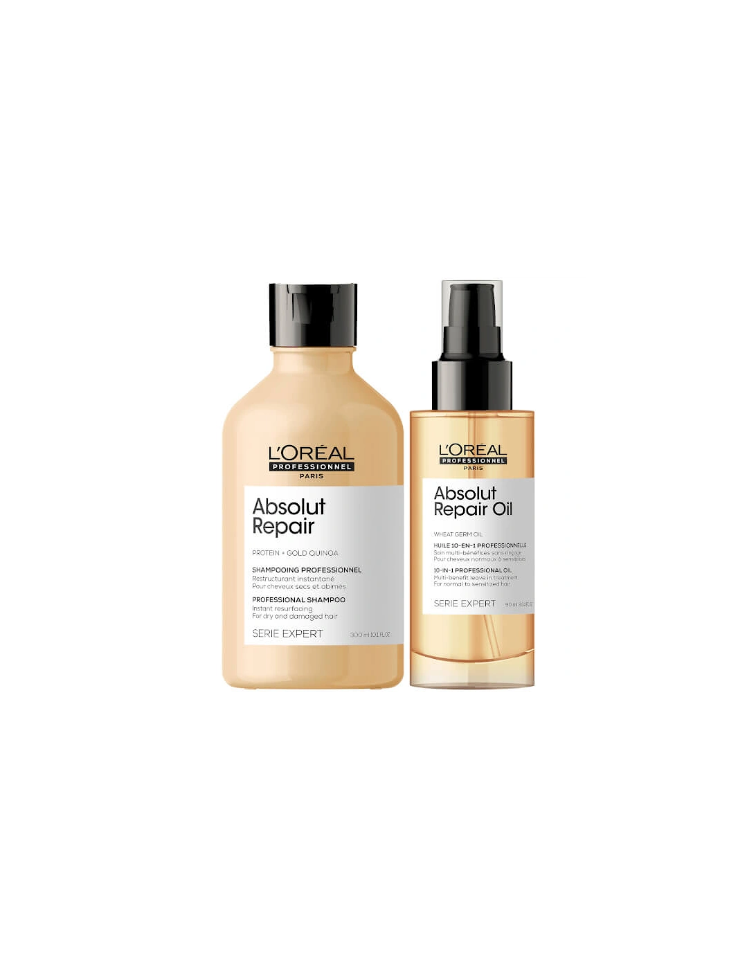 Professionnel Absolut Repair Oil and Shampoo Bundle, 2 of 1