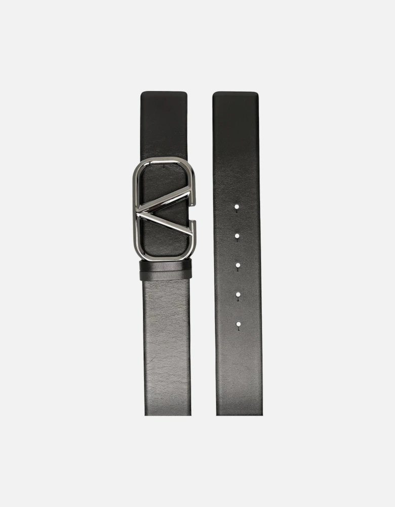 Silver VLOGO Signature Belt