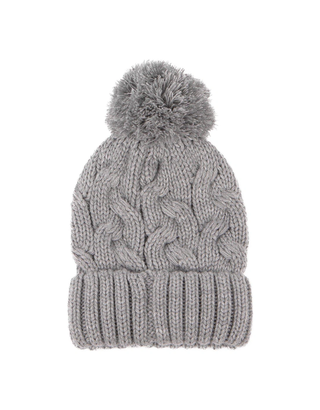 Chunky Knit Hat - Grey, 2 of 1