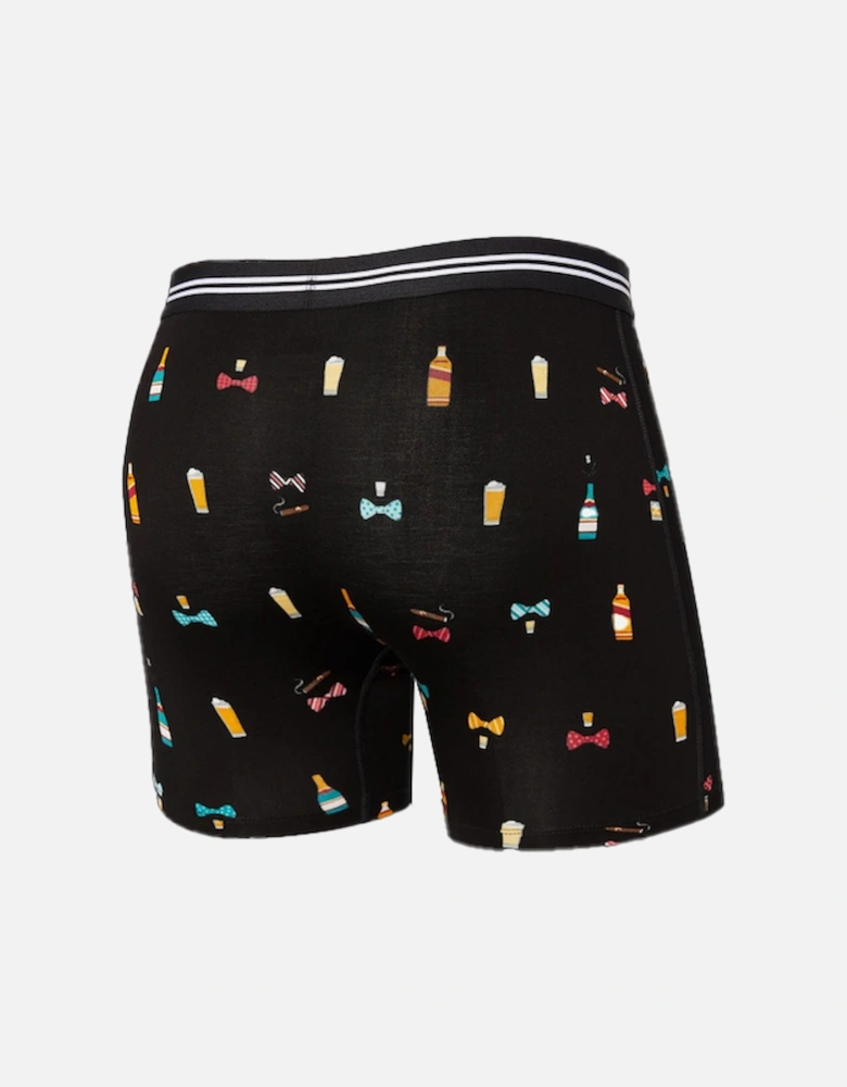 Vibe Super Soft Boxer Brief Bowties N Booze Black