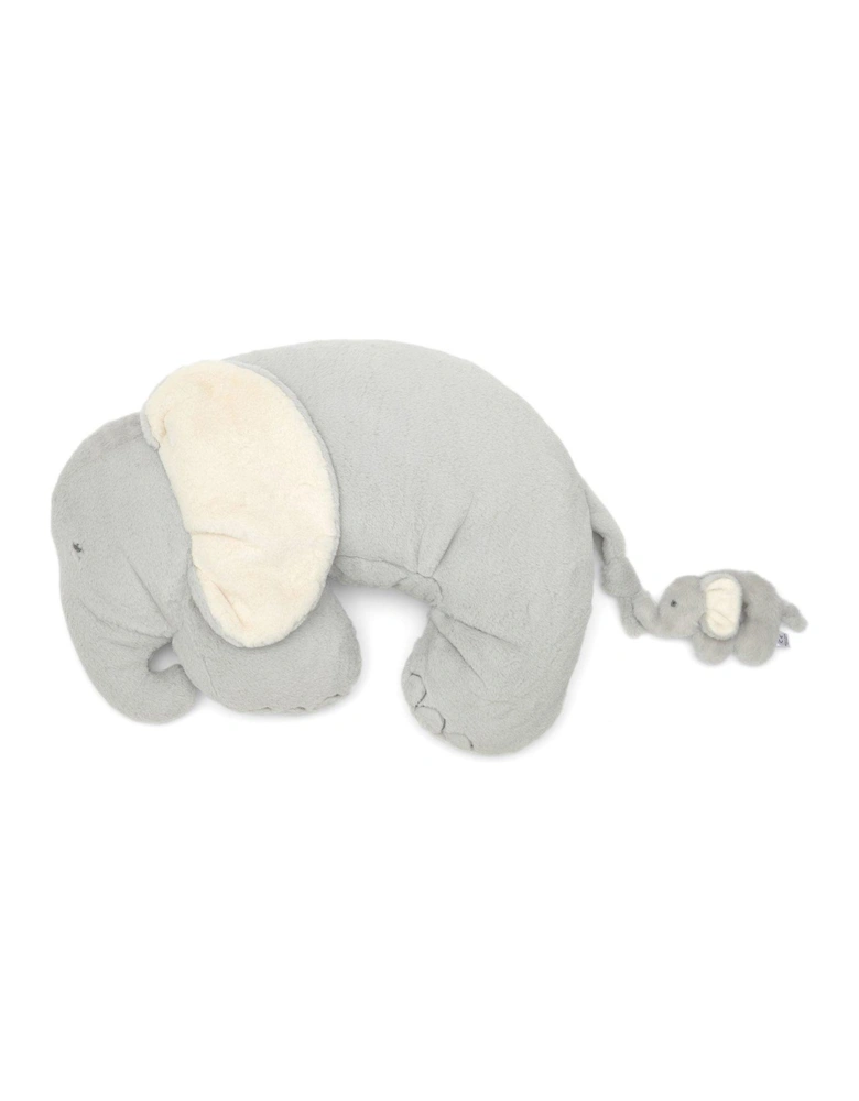 Tummy Time Snugglerug - Elephant & Baby - Grey