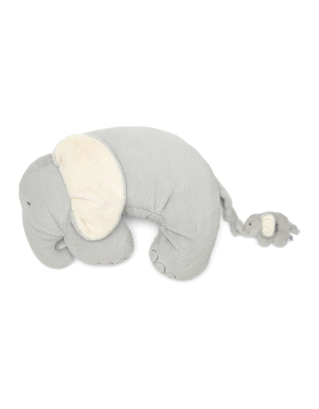 Tummy Time Snugglerug - Elephant & Baby - Grey, 2 of 1